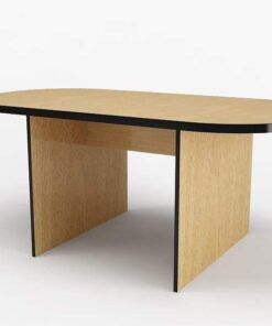 MESA DE REUNIÓN OVAL - MEDIO PUNTO