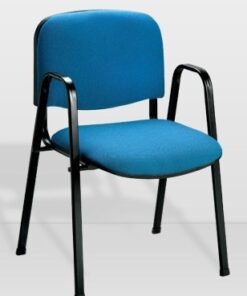 SILLA LISI TAPIZADA CON APOYABRAZOS